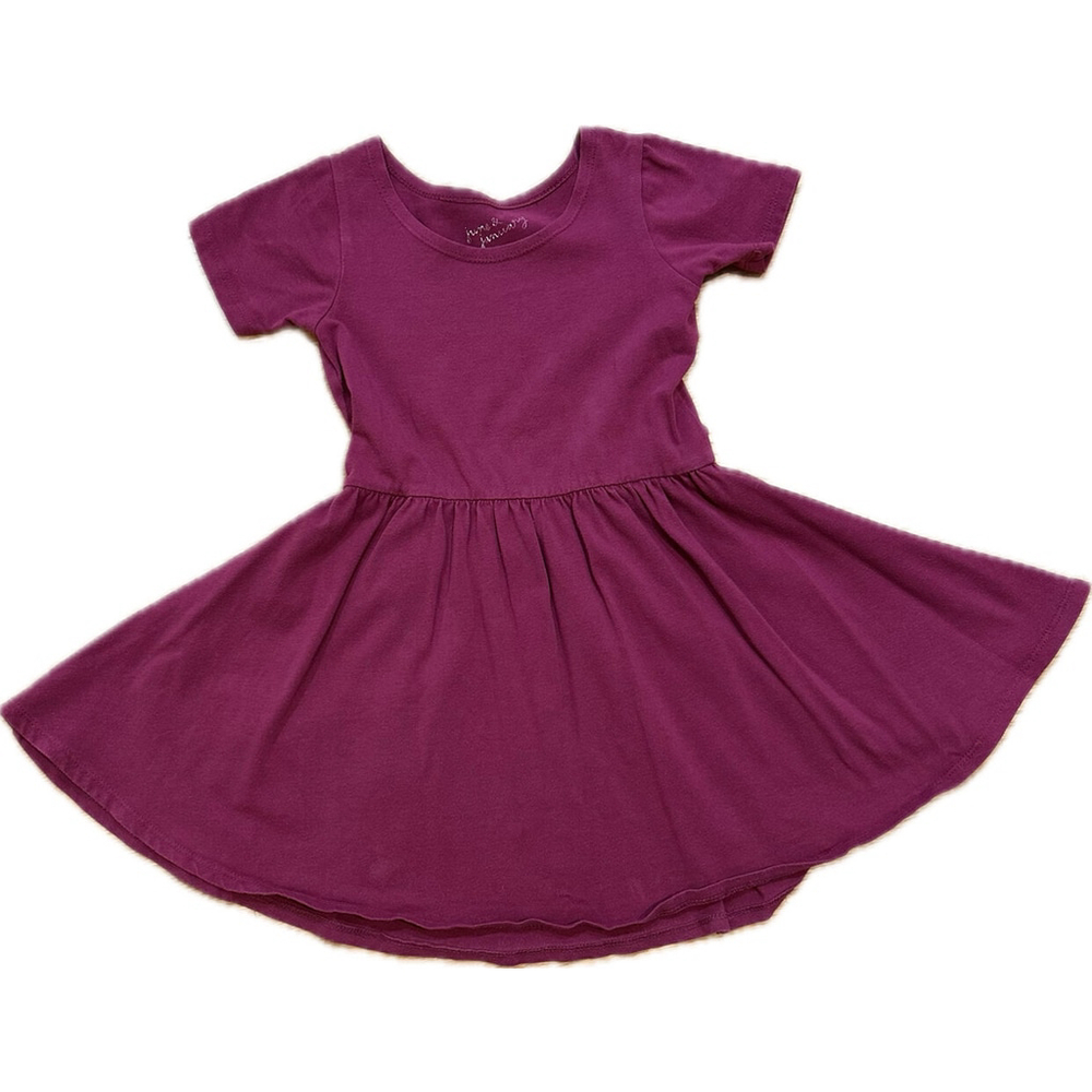J&J Plum Twirl Dress 5/6